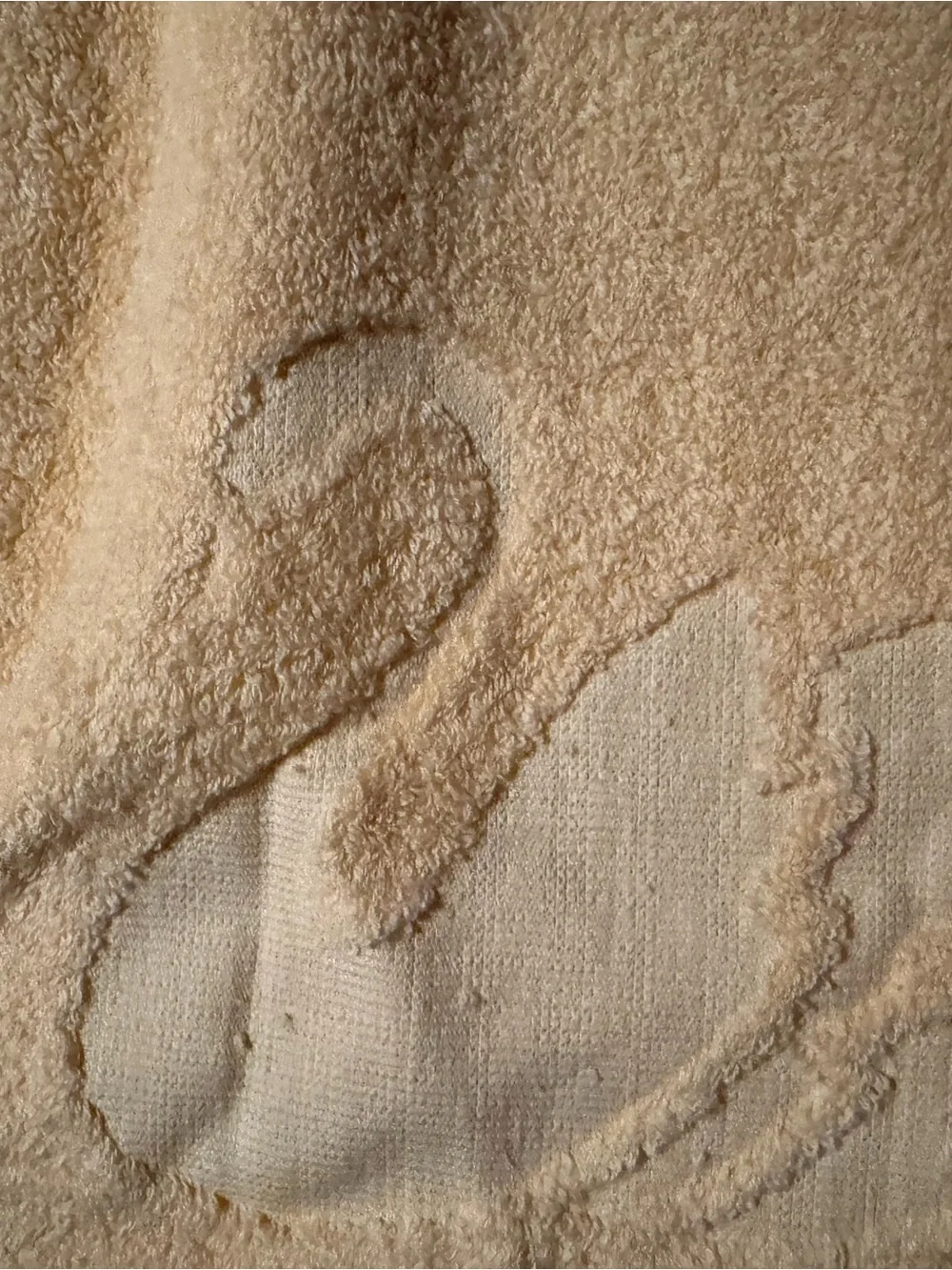 Swan Face Towel in Soft Peach 21.5 x 41.5 Set of two